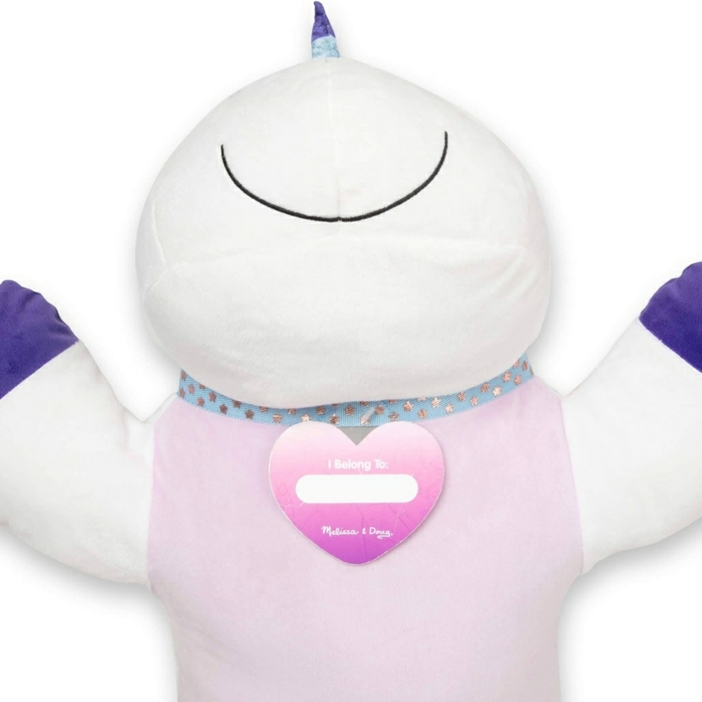 unicorn stuffed plush animal gift 27.5 " l… - Picture 5 of 9